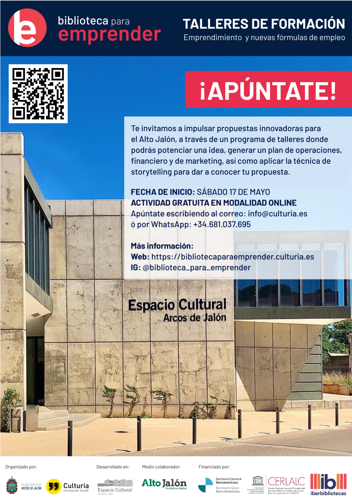 Bpe talleres formaciu00f3n cartel A3