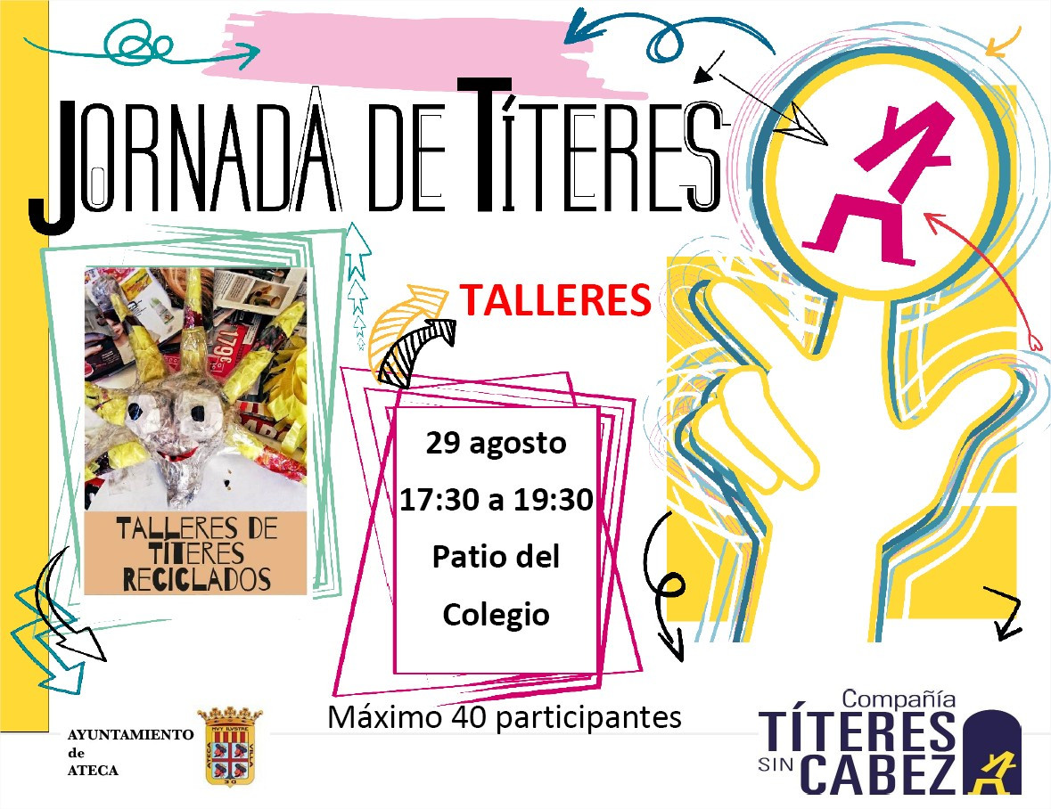 Cartel jornada de titeres taller