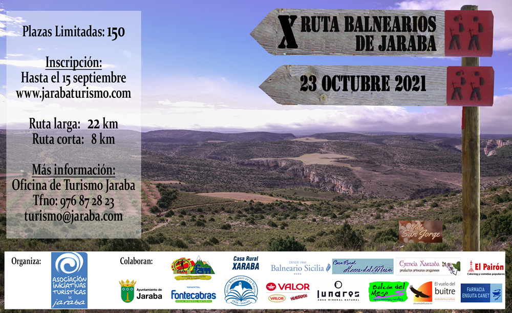 Cartel ruta balnearios 2021