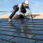 Paneles solares en tejado