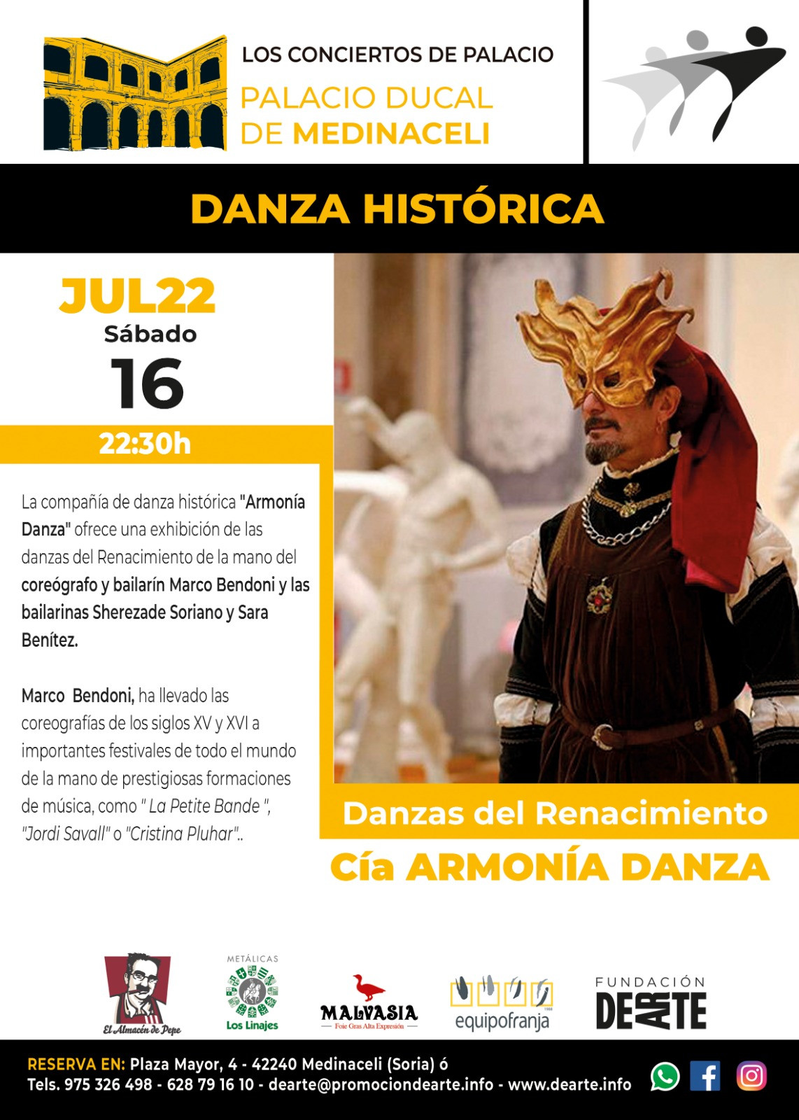 Cartel DANZA HISTu00d3RICA