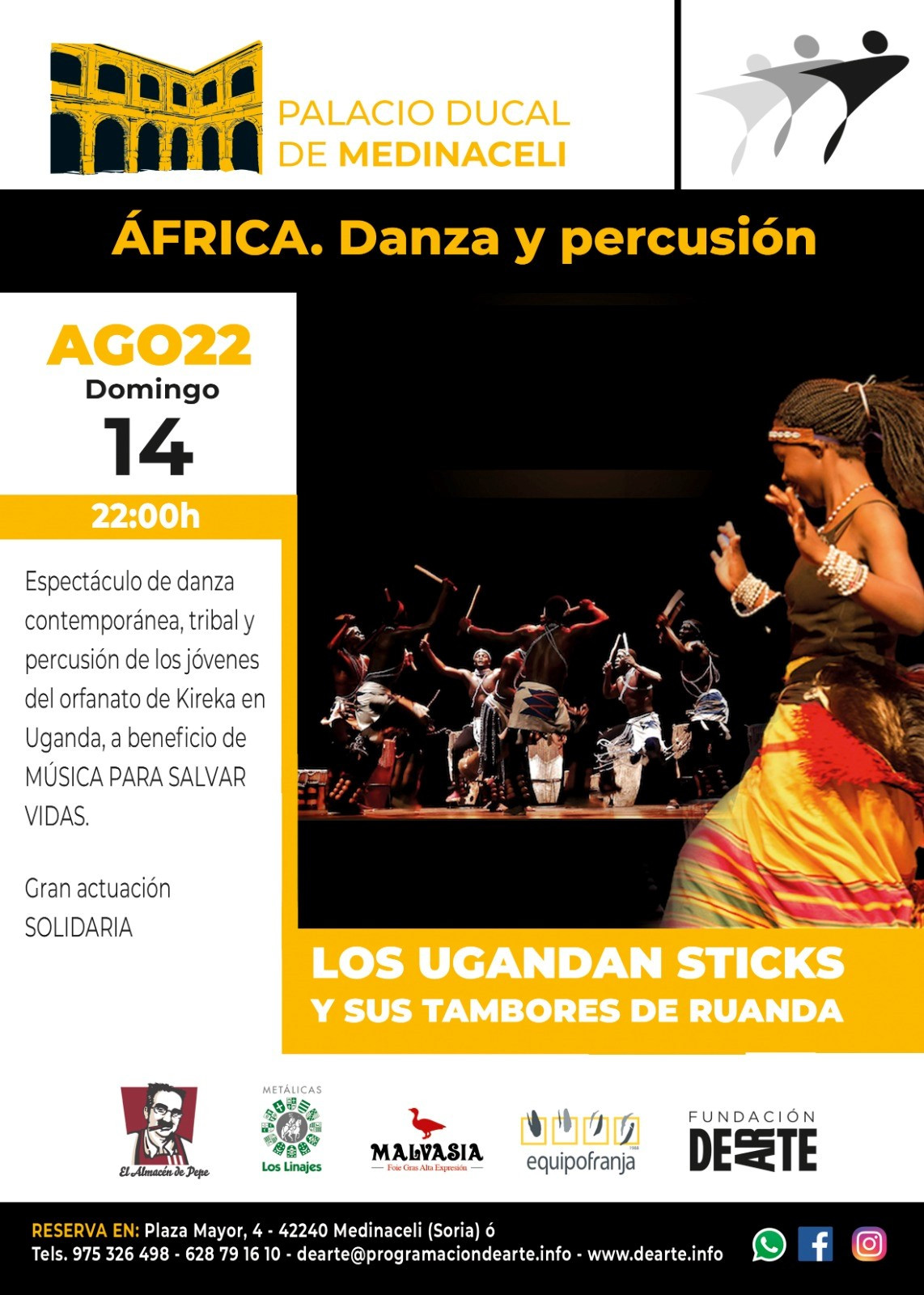 Cartel u00c1FRICA. DANZA Y PERCUSIu00d3Njpg