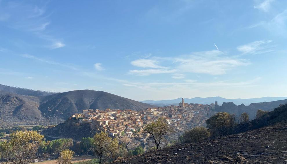 Asi ha quedado moros tras el incendio de ateca 6