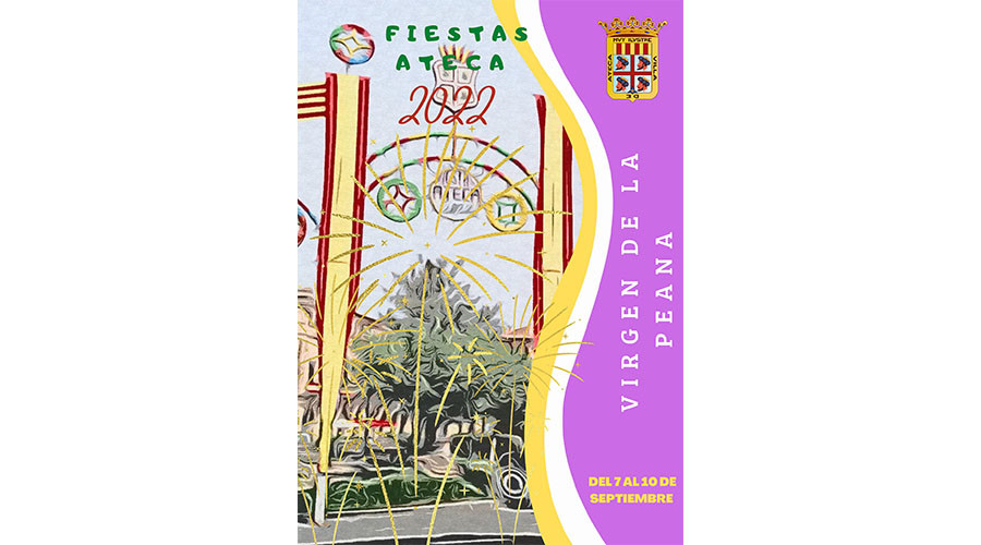 Cartel fiestas ateca 2022