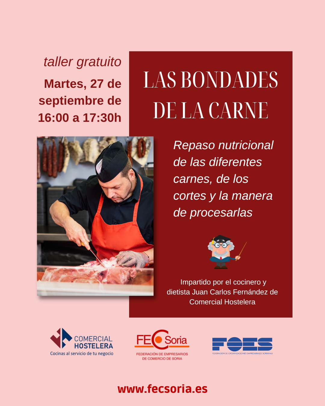 CARTEL  LAS BONDADES DE LA CARNE