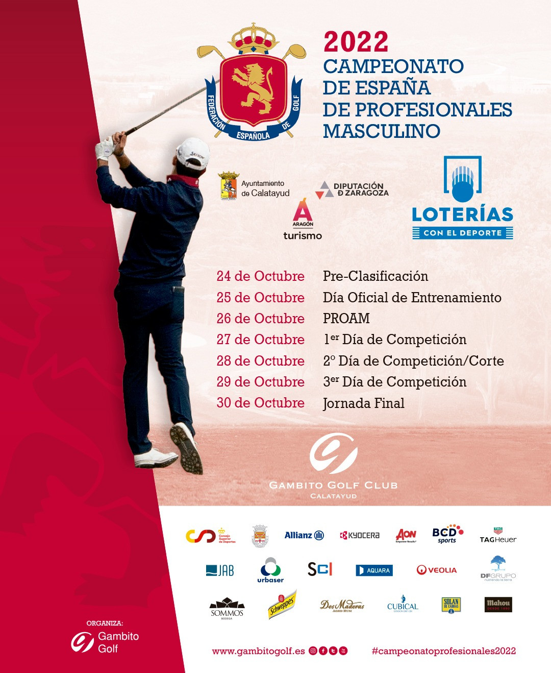 Cartel golf calatayud