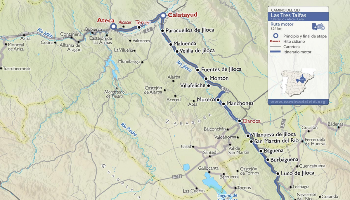 Las tres taifas camino del cid