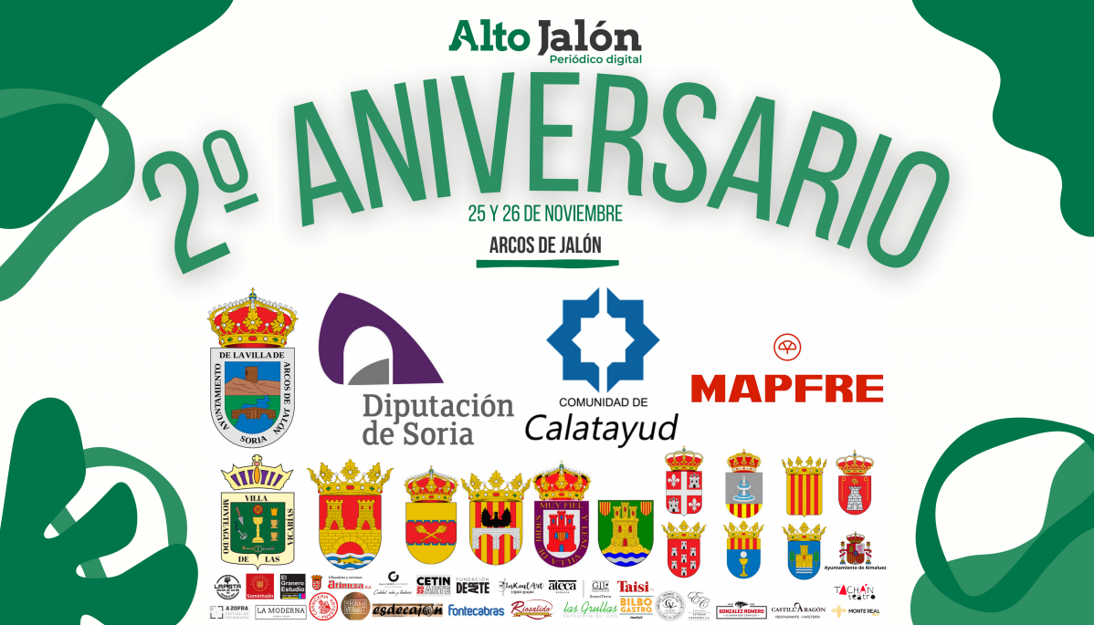 Cartel 2u00ba Aniversario patrocinadores