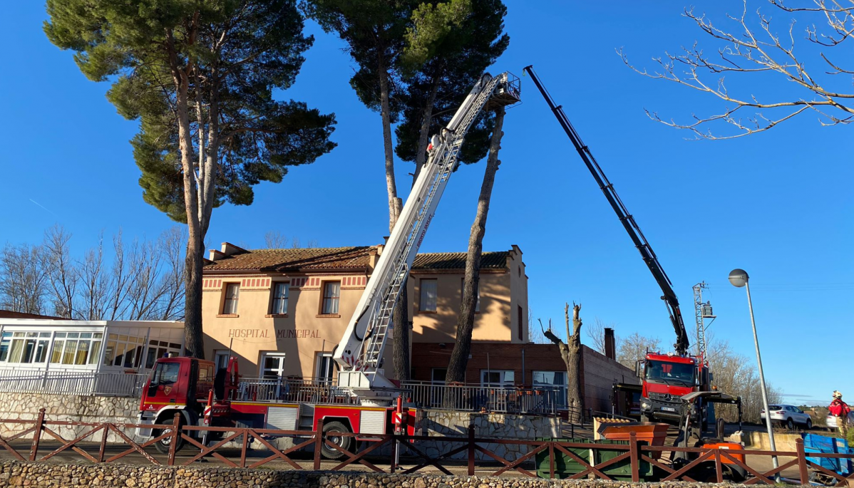 Bomberos residencia ariza