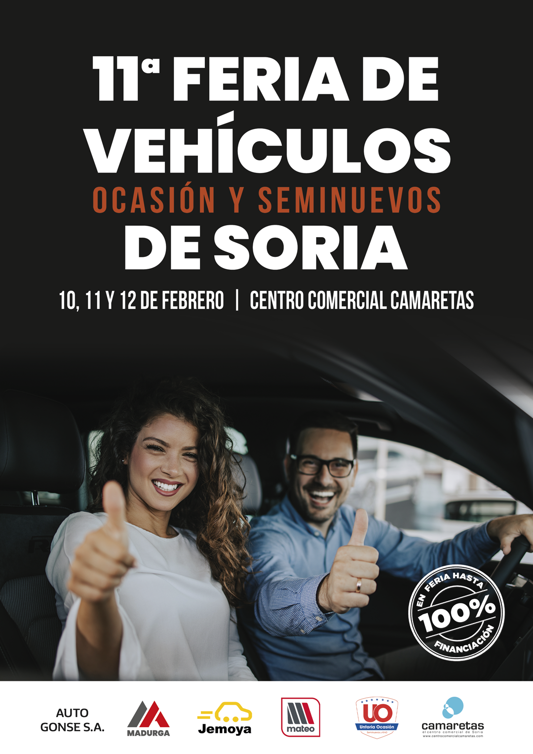 Cartel FeriaVehiculosSoria Camaretas LQ