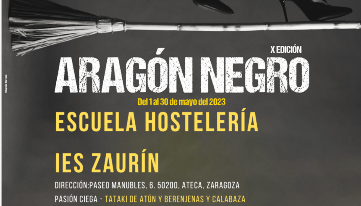 Aragu00f3n negro zauru00edn