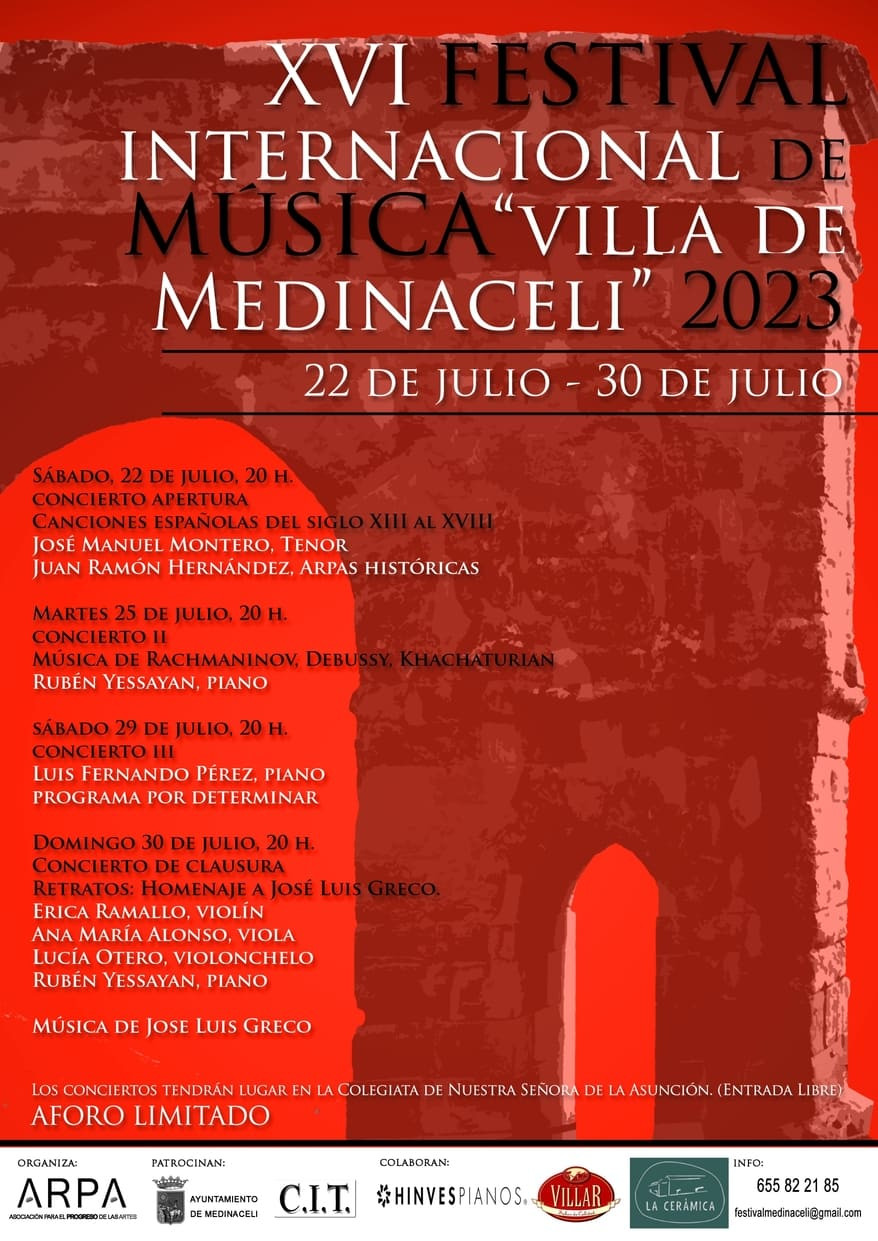 Cartel Festival Colegiata 2023