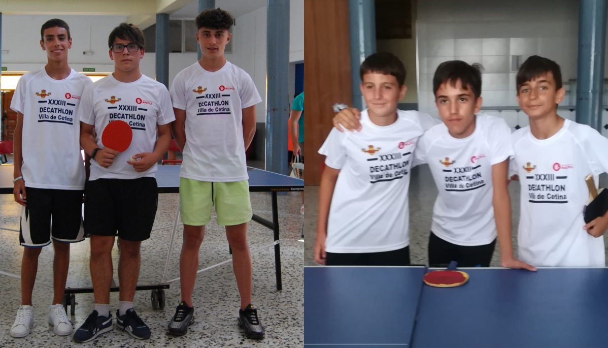 Campeones ping pong cetina