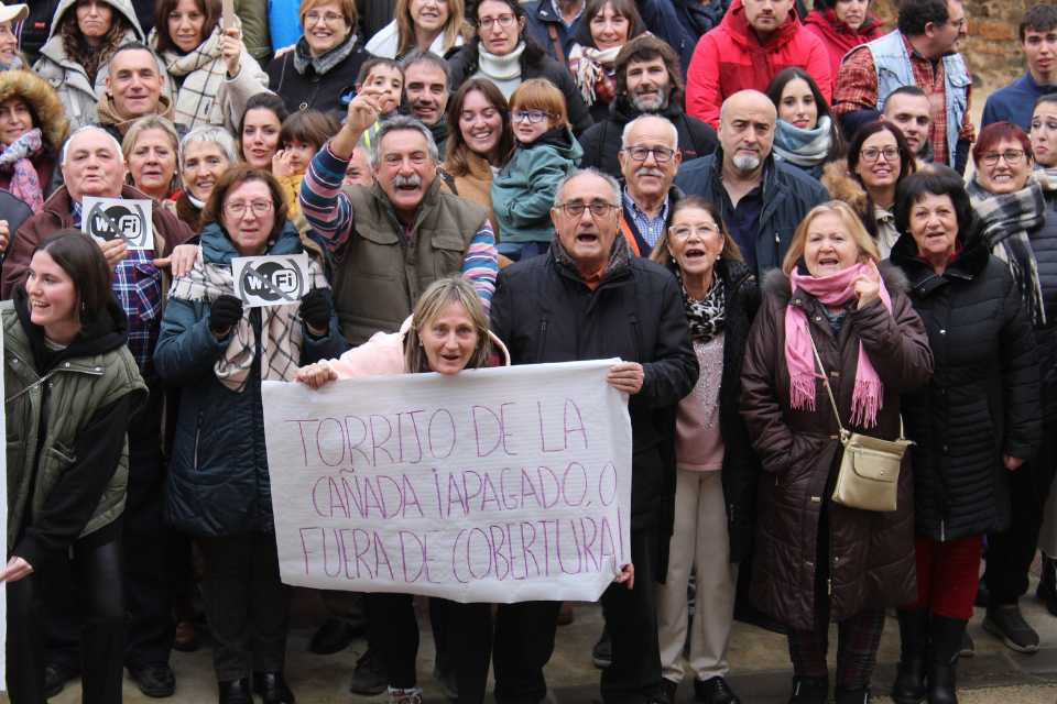 Cobertura torrijo de la cañada protesta
