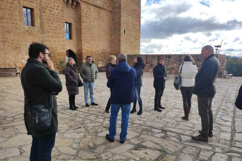 Turistas en monteagudo de las vicaru00edas