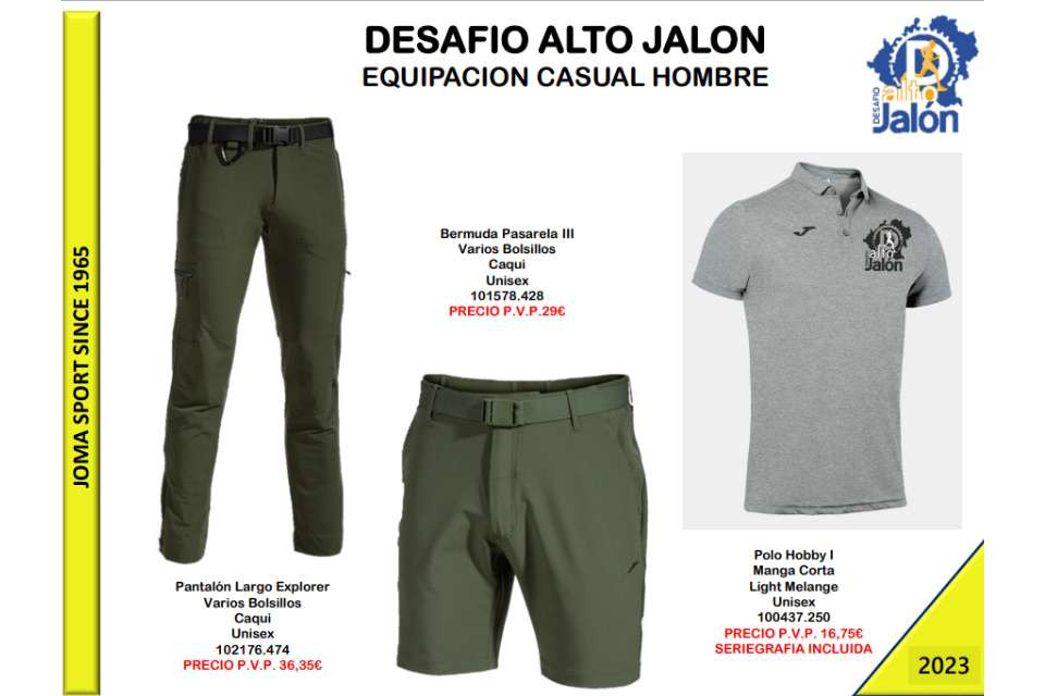 EQUIPACIu00d3N CASUAL HOMBRE DESAFu00cdO ALTO JALu00d3N