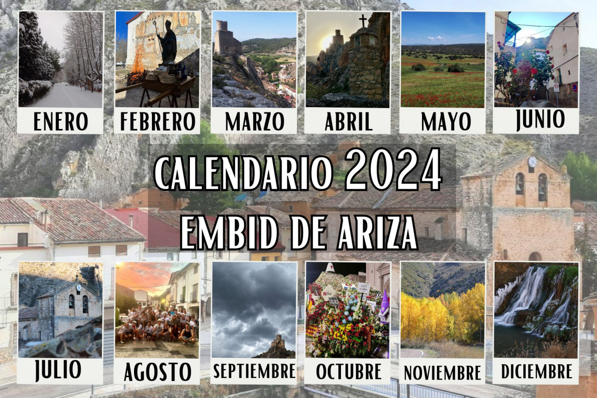 Calendario 2024 embid de ariza