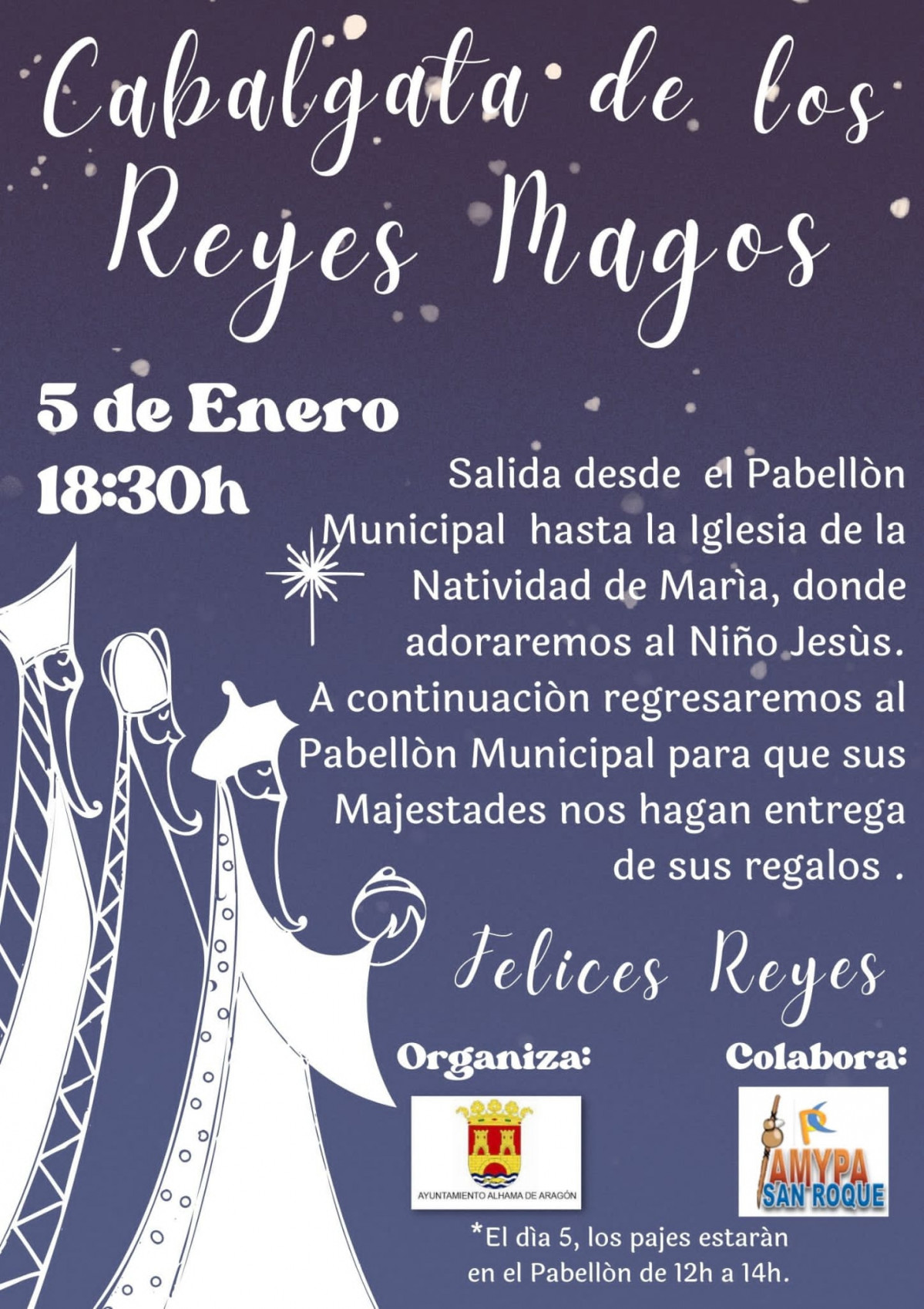 Reyes magos alhama de argu00f3n