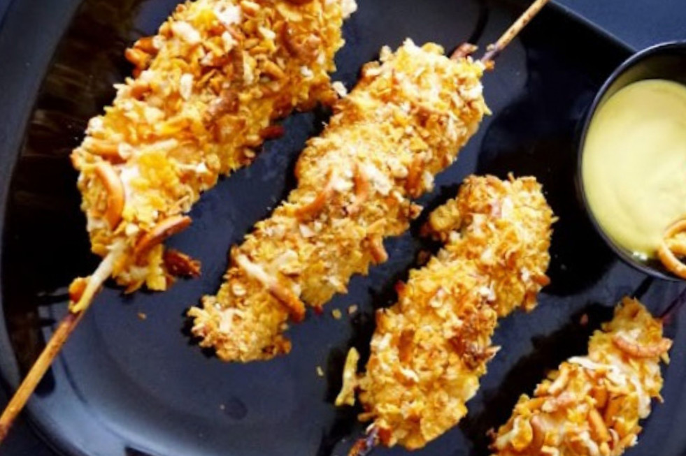 Brochetas de pollo