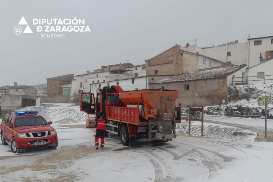 Bomberos dpz nevadas