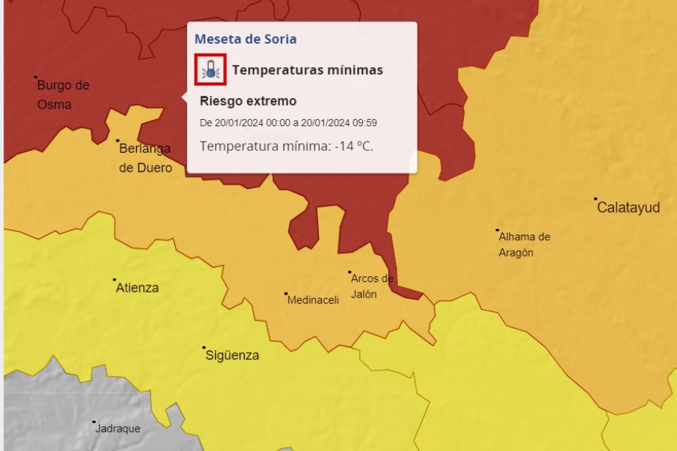 Alerta roja temperaturas