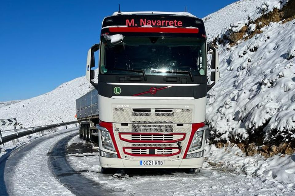 Nieve camión layna