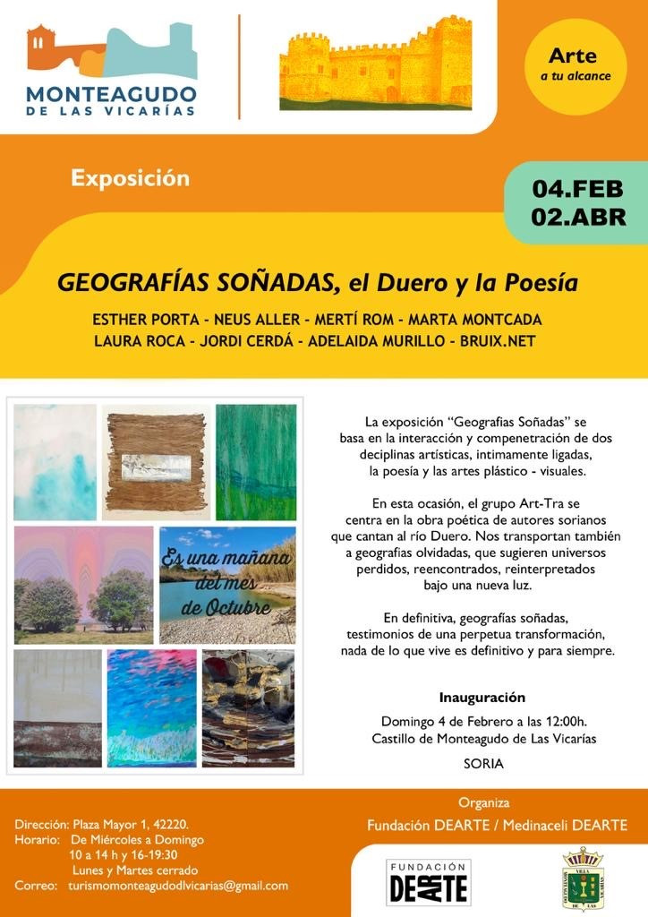 Cartel de la Exposicion Geografu00edas Sou00f1adas