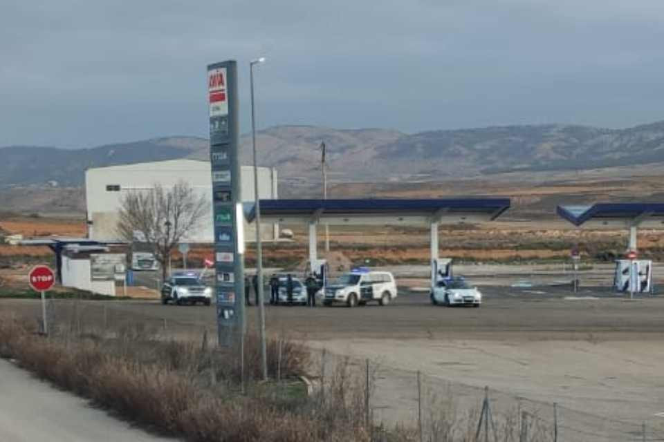 Guardia civil gasolinera