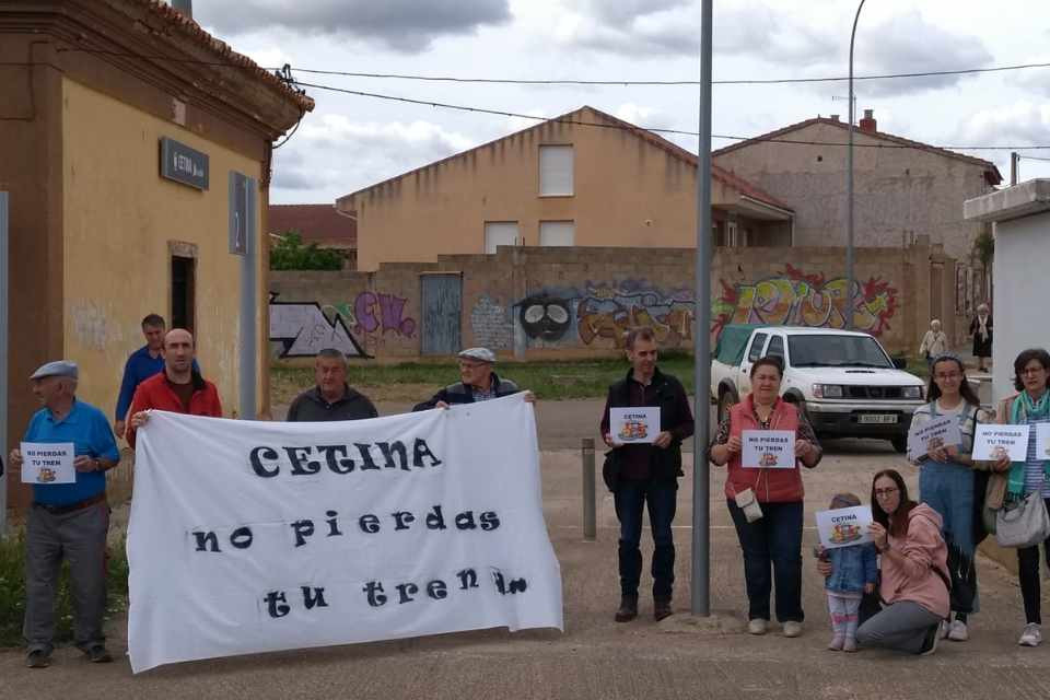 Protestas tren cetina