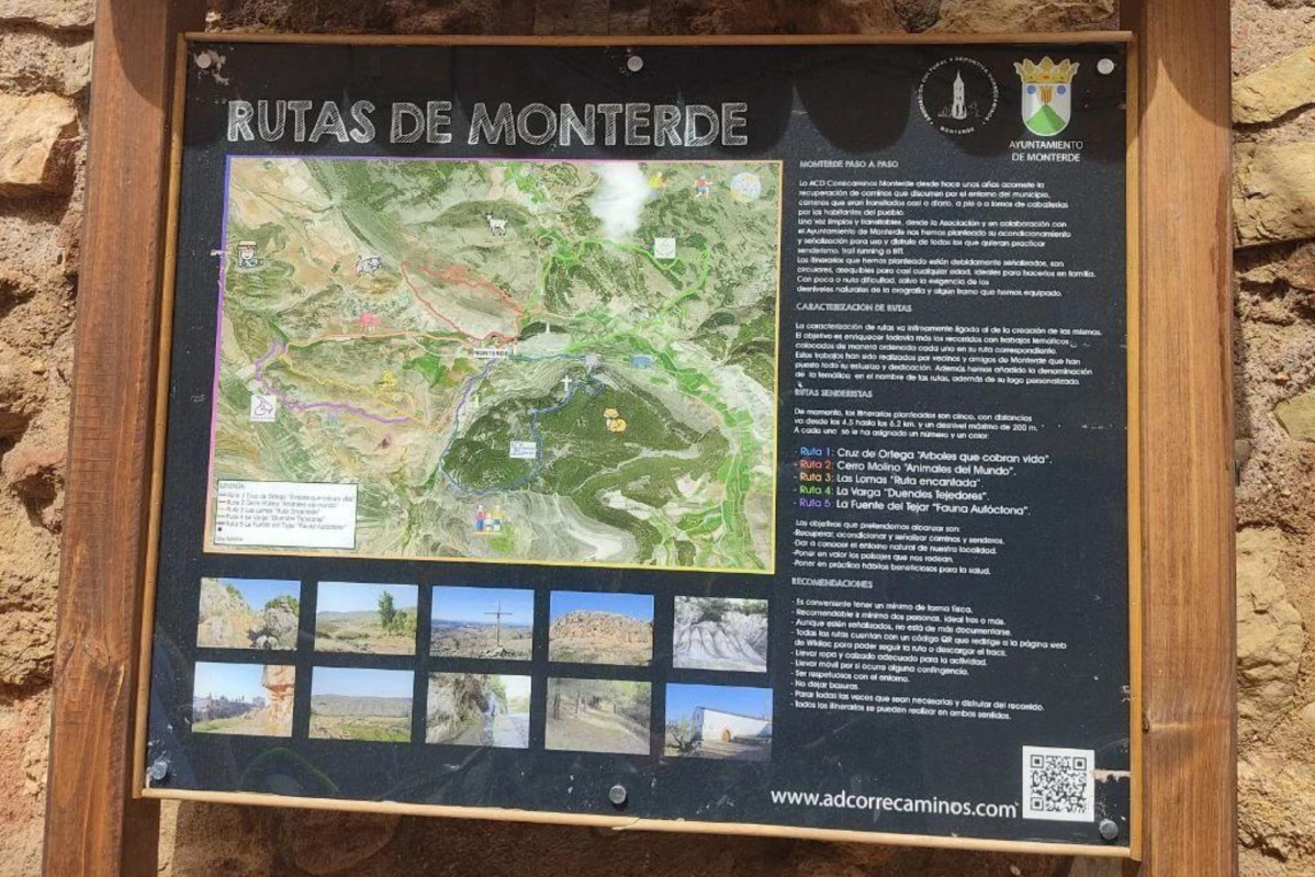 Monterde rutas