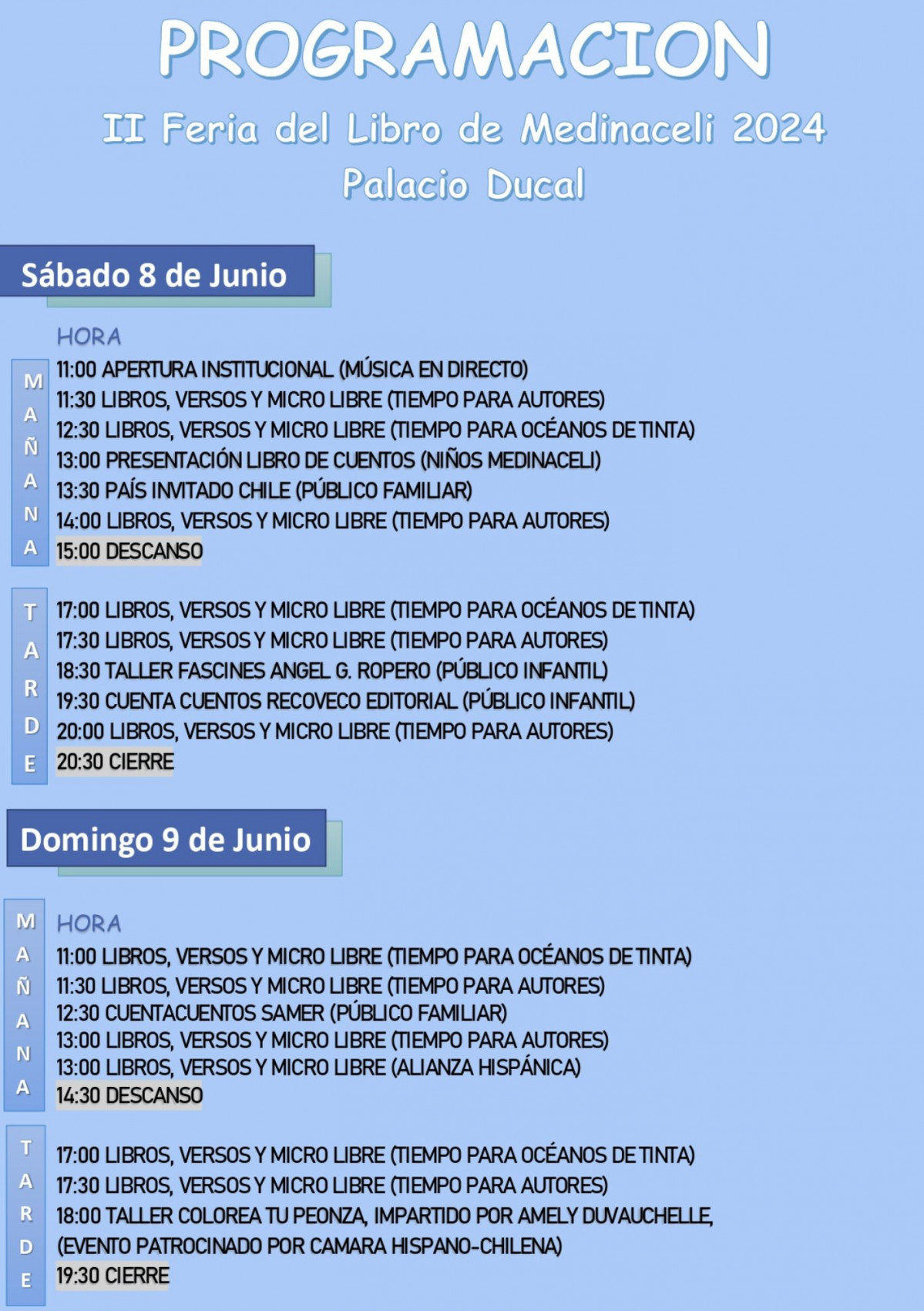 Feria libro medinaceli