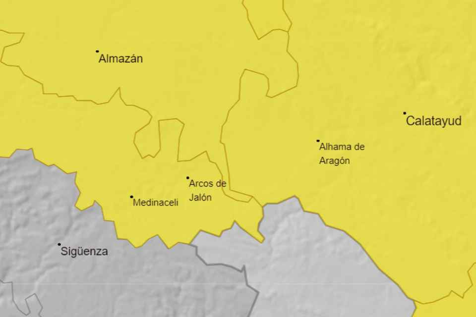 AEMET AVISO AMARILLO 19 JUNIO