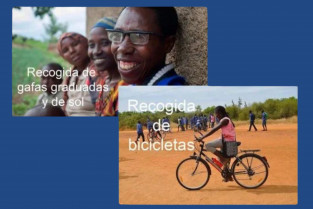 Donación gafas y bicics
