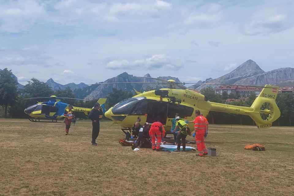 Helicóptero rescate