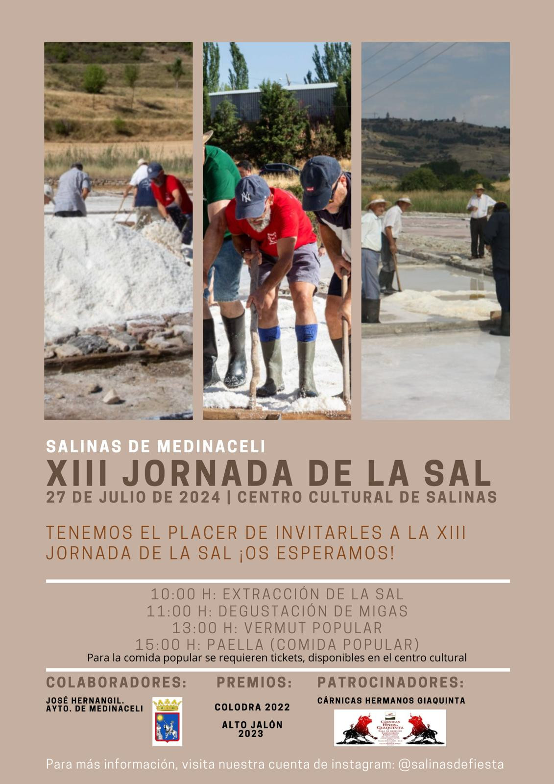 Jornadas de la sal salinas de medinaceli