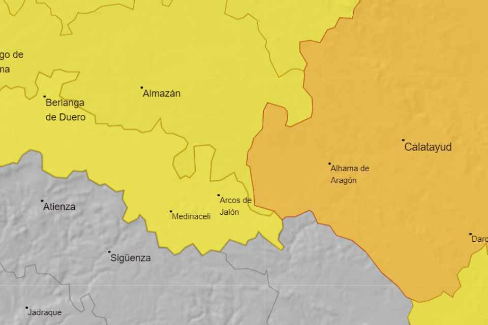 Alerta naranja tormentas