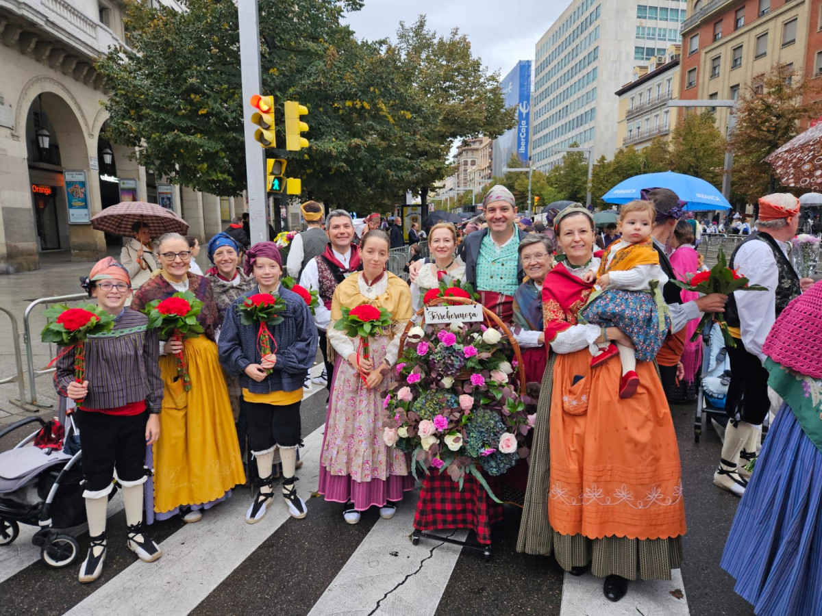 Ofrenda del pilar Torrehermosa