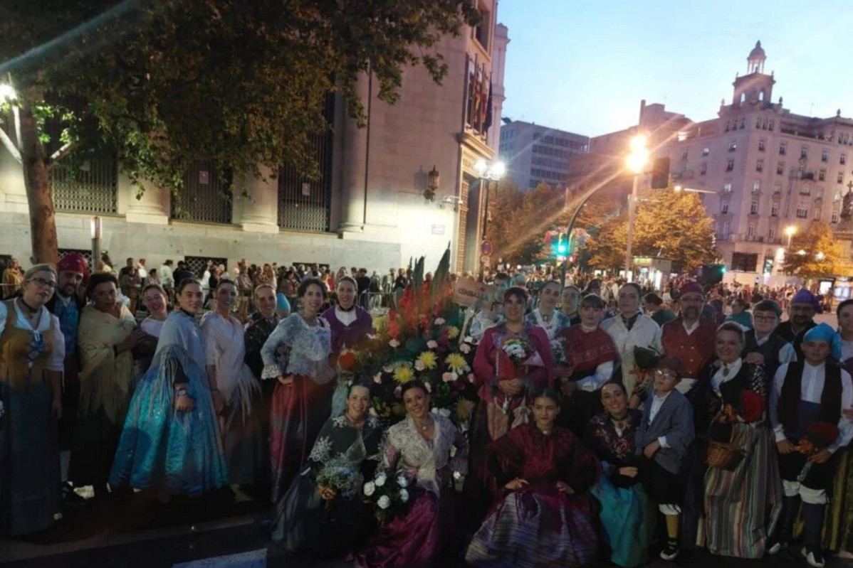 Ofrenda del pilar Cimballa