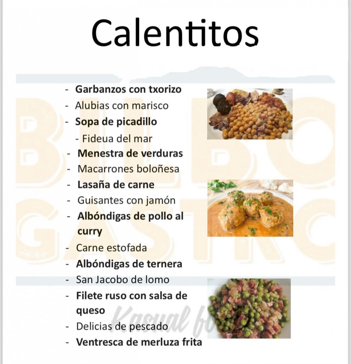 Bilbo gastro bar platos caseros ru00e1pido