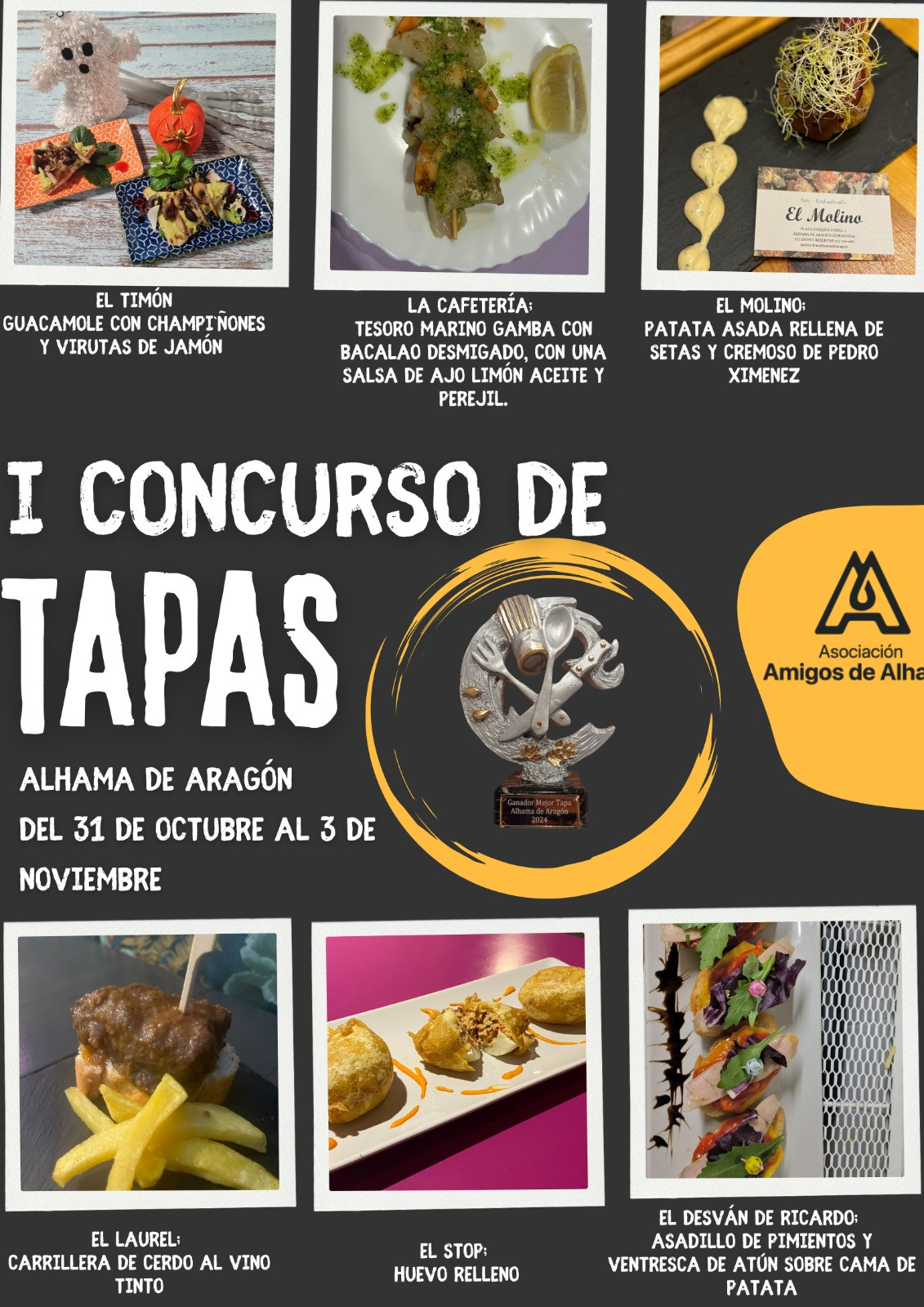 Concurso de tapas alhama de aragon puente de los santos