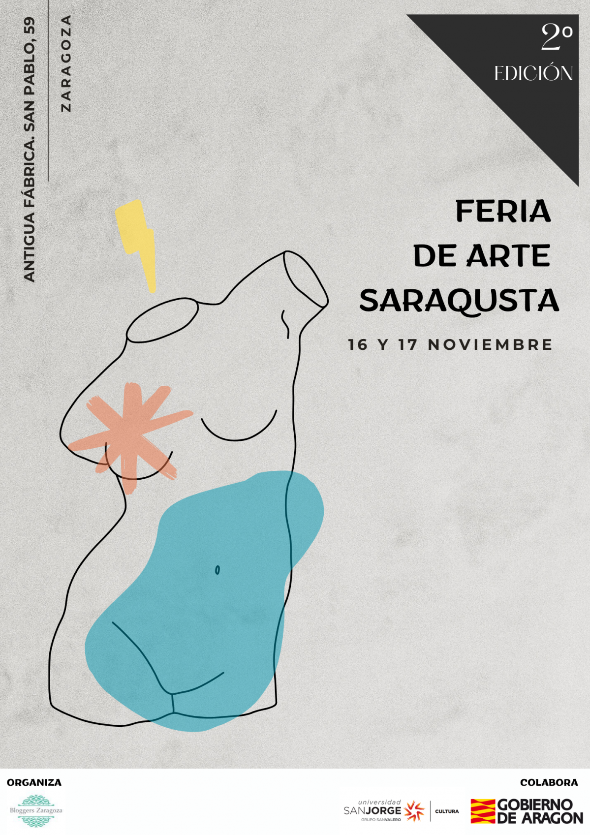 CARTEL II FERIA DE ARTE SARAQUSTA