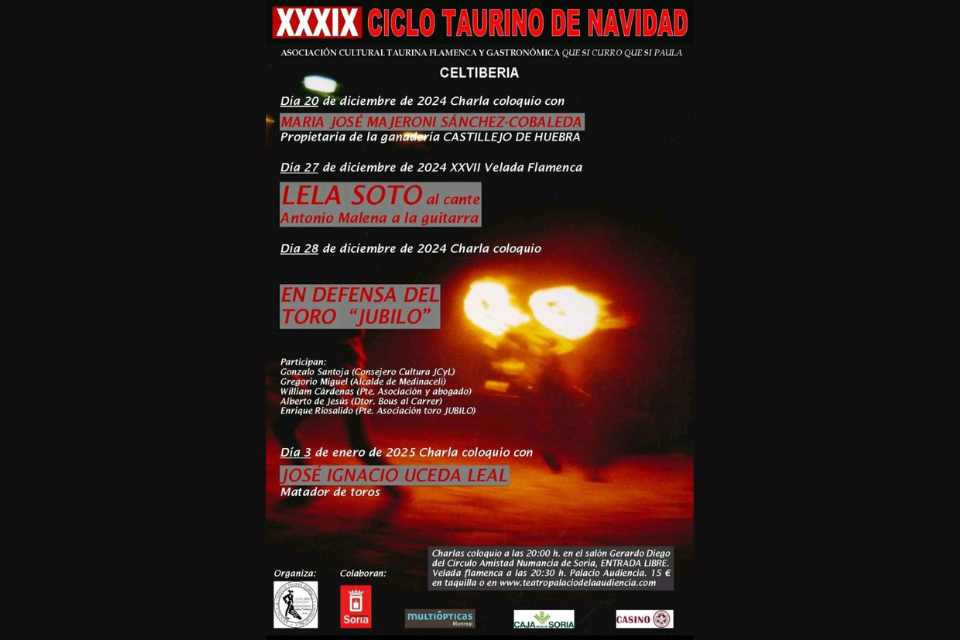 Ciclo taurino navidad soria