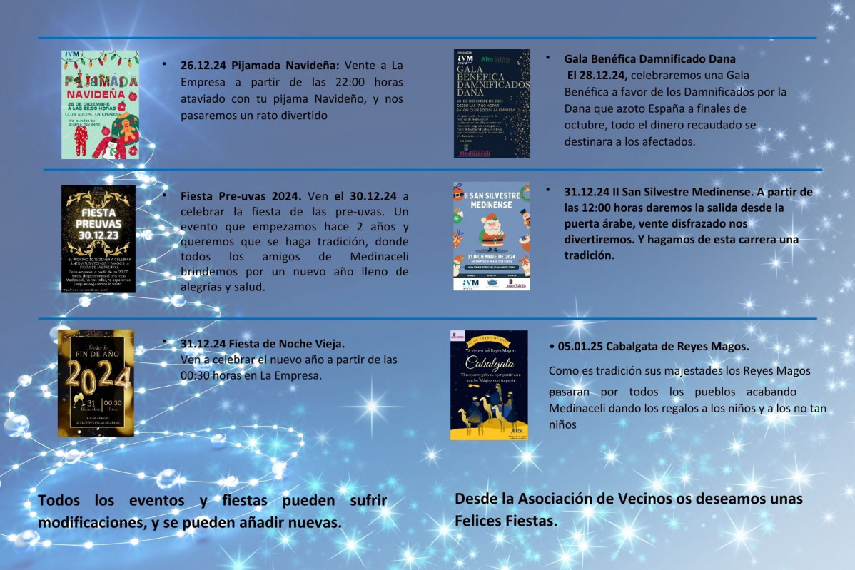 Programación navidad Medinaceli