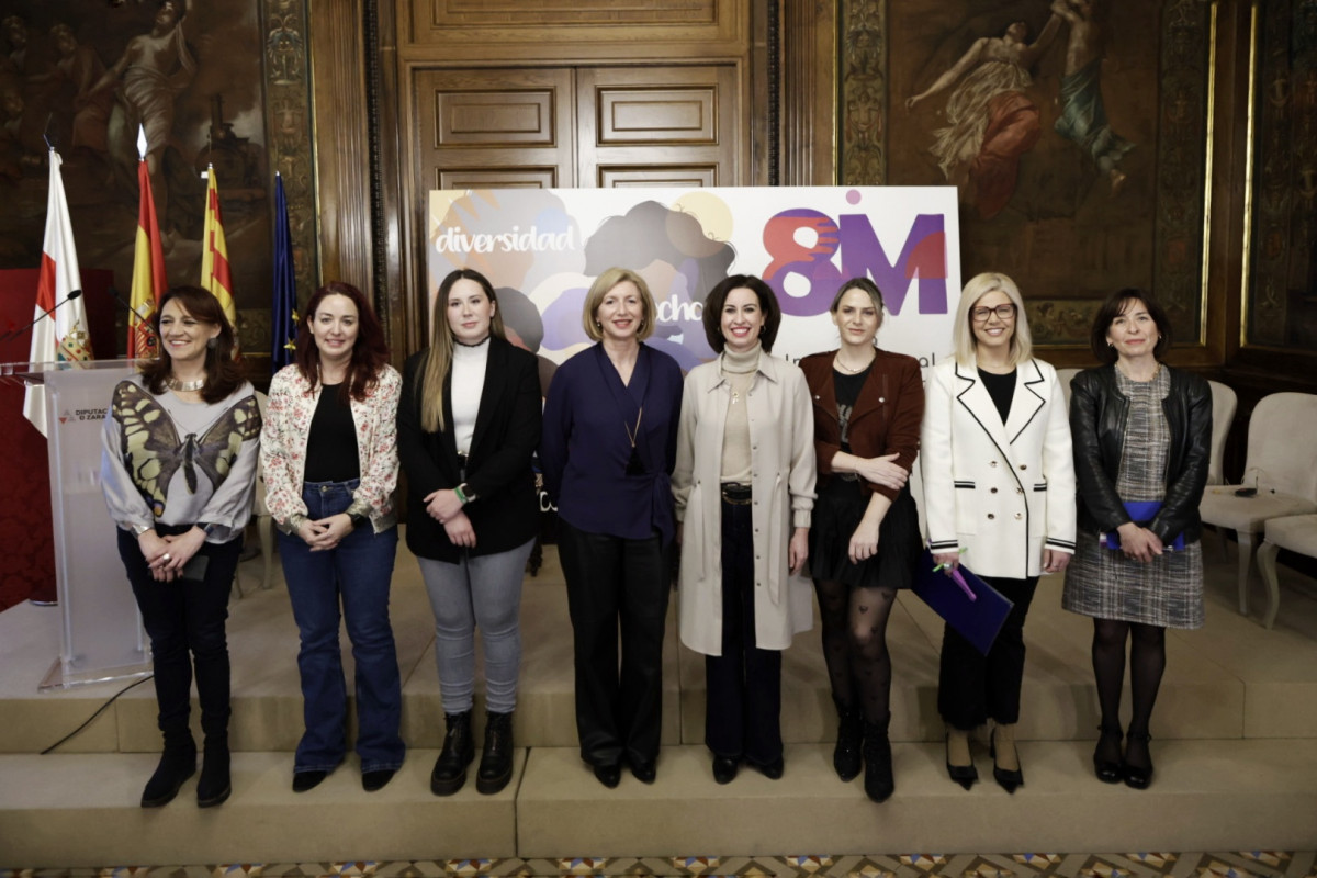 Jornada 8M de la DPZ Foto Aranzazu Navarro