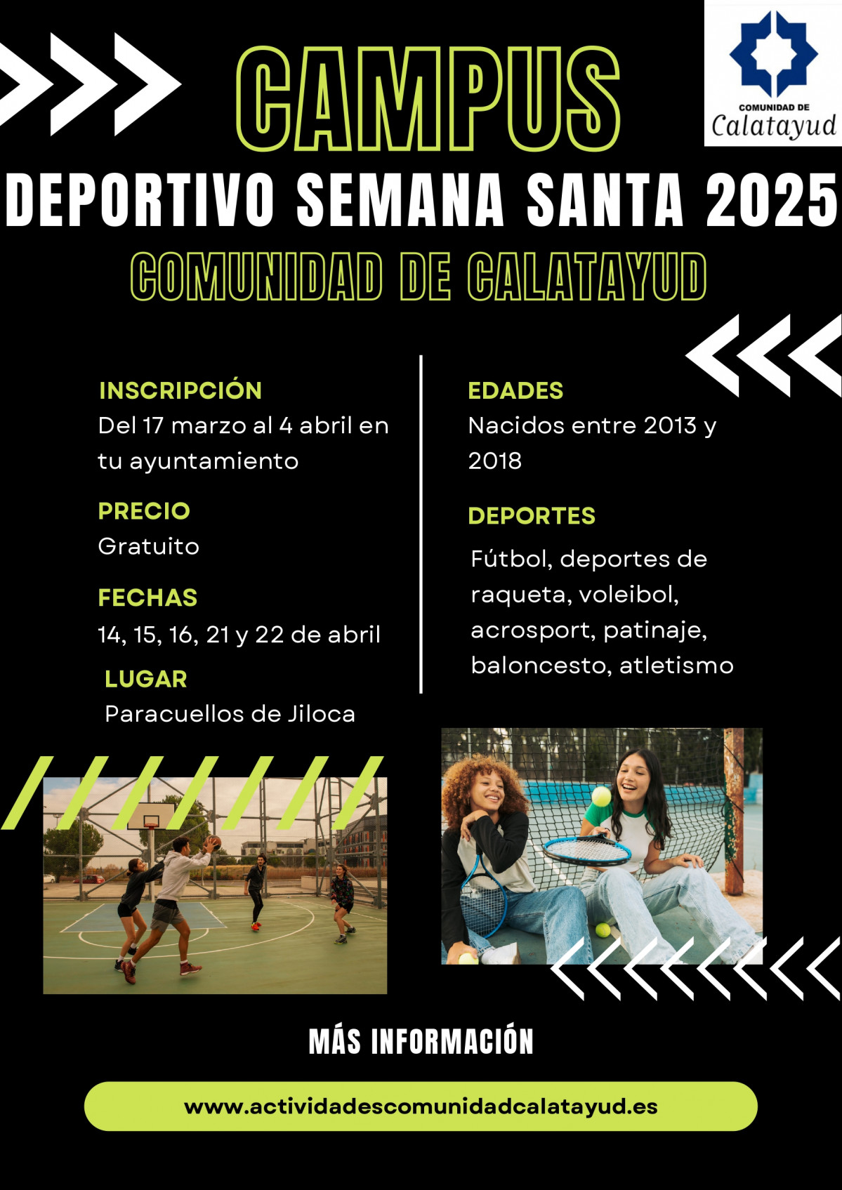 Cartel A3 Campus Deportivo Moderno Simple Negro y Verde.pdf (1) page 0001