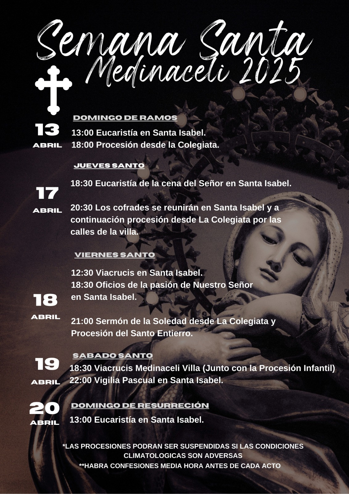 Semana santa 2025 medinaceli