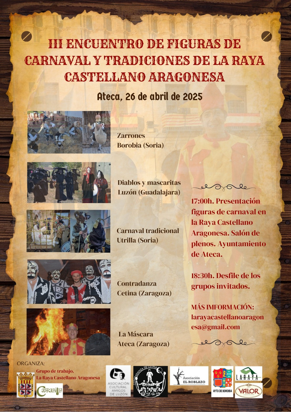 Encuentro figuras carnaval ateca