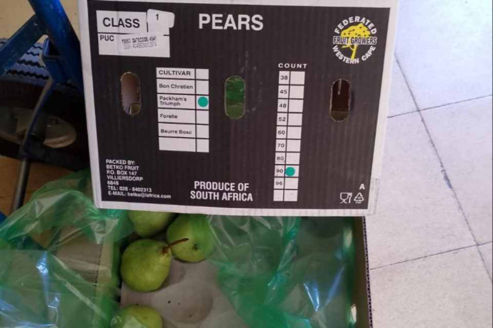 Peras de sudáfrica