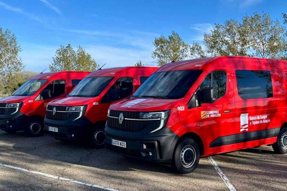 Vehu00edculos banco sangre aragu00f3n