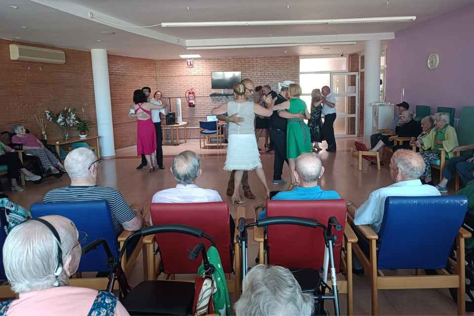 Baile residencia ariza